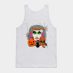 Vintage Halloween Vignette Tank Top
