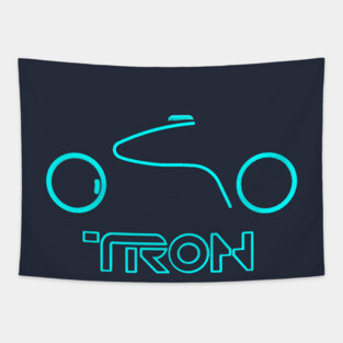 Tron Lightcycle Tapestry