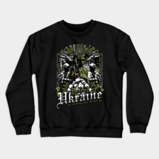 SUPPORT UKRAINE - defend ukraine Crewneck Sweatshirt