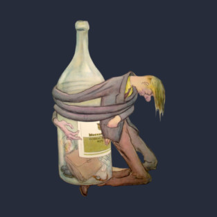 Anti-alcohol propaganda poster art T-Shirt