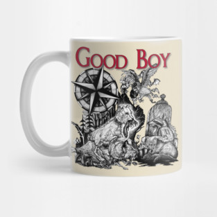Good Boy Collage Mug