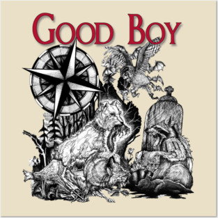 Good Boy Collage Posters and Art