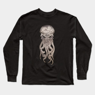 Cthulhu Head Long Sleeve T-Shirt