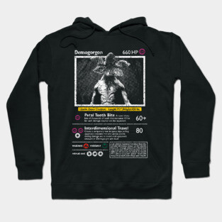 Demogorgon Monster Card Hoodie