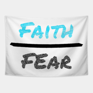 Faith over fear Tapestry