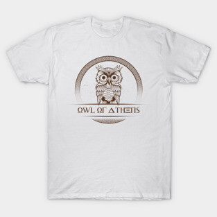 'Owl Of Athens' Awesome Athens Greek Mythology Gift T-Shirt