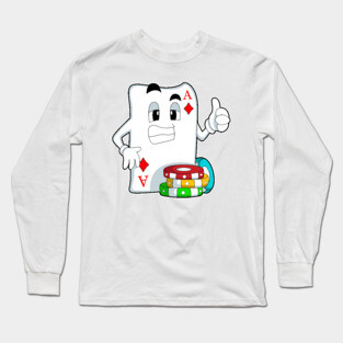 Poker Poker card Poker chips Long Sleeve T-Shirt