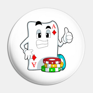 Poker Poker card Poker chips Pin