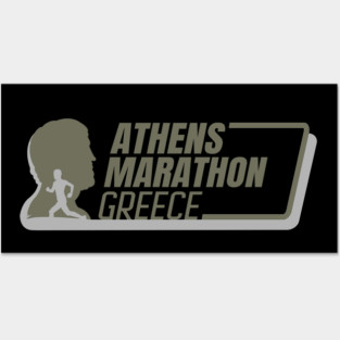 'Athens Marathon' Awesome Athens Greek Mythology Gift Posters and Art