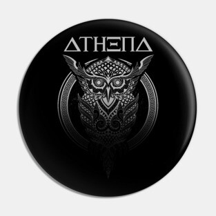 'Athena Ancient Greek Goddess' Athens Greek Mythology Gift Pin