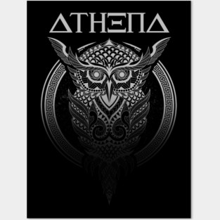'Athena Ancient Greek Goddess' Athens Greek Mythology Gift Posters and Art