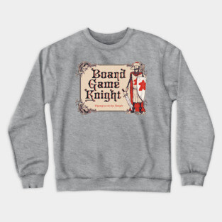 Board Game Knight Plaque Shirt Crewneck Sweatshirt