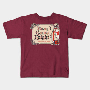Board Game Knight Plaque Shirt Kids T-Shirt