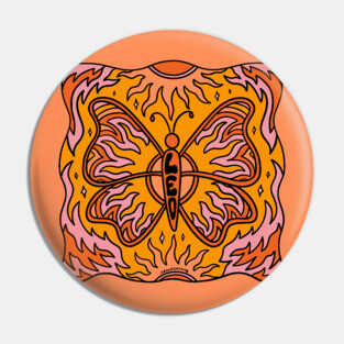 Leo Butterfly Pin
