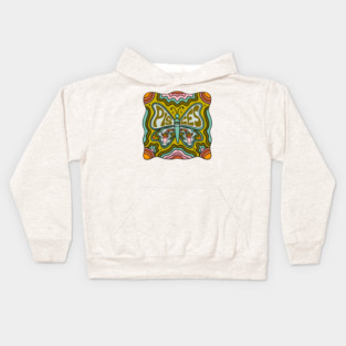 Pisces Butterfly Kids Hoodie