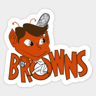 Vintage Saint Louis Browns Brownie Mascot Sticker