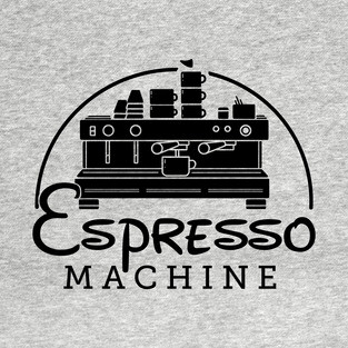 Espresso Machine (Black Print Edition) T-Shirt