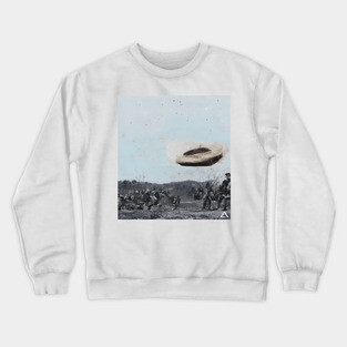 A UFO Landing in the Civil War Crewneck Sweatshirt