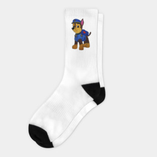 Police Pup Socks