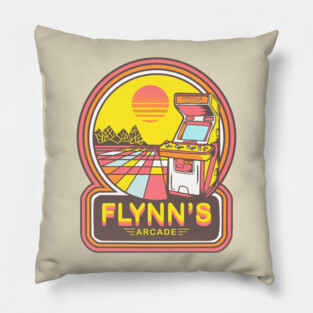Flynns arcade retro Pillow