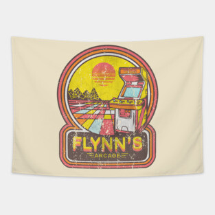 Flynns arcade vintage Tapestry