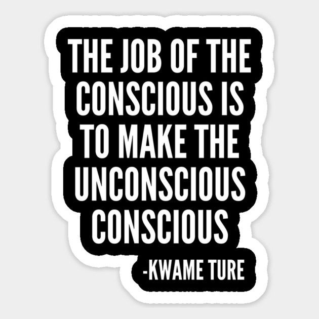 The Job of the Conscious, Civil Rights, Black Lives, Quote Magnet by UrbanLifeApparel