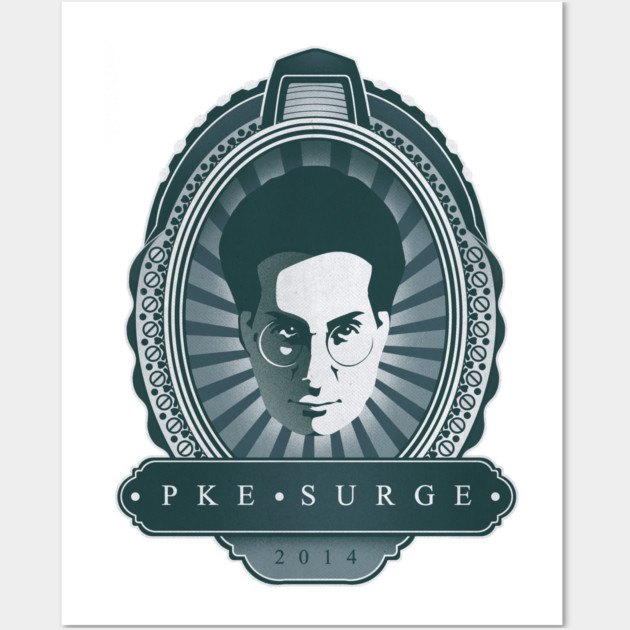 PKE Surge 2014 (Blue) Wall Art by Alabama Ghostbusters