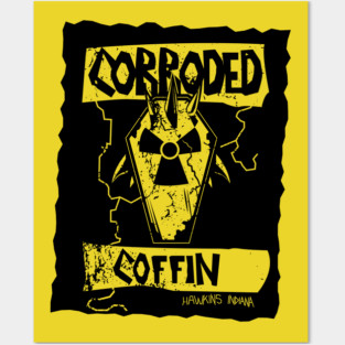 Corroded Coffin Metal Logo Thrash Posters and Art