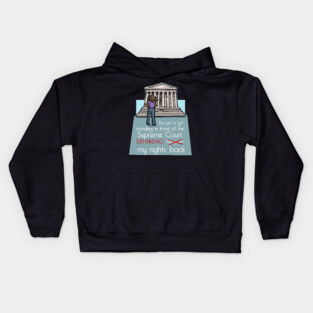 Just a Girl Kids Hoodie