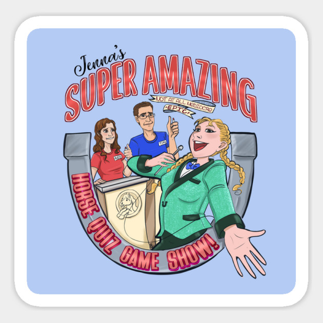 J.S.A.N.A.A.M.E.H.Q.G.S. (blue!) by ASwanNamedEmily Sticker by Horse Girls