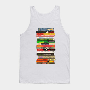 Classic Banned Books Stack Tank Top