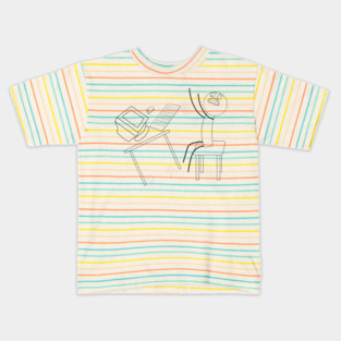 Table Flip Angry Rage Quit Desk flip Mad Angry Meme guy Kids T-Shirt