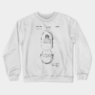 Welding helmet patent Welding lover Welder Gift Crewneck Sweatshirt