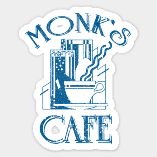Monk's Cafe - Seinfeld (Variant) Sticker