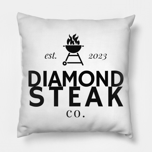 Diamond Steak Co. Logo - from "The Accidental Swipe" Pillow by Nerdy Romantics Fan Shop*
