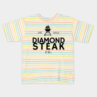 Diamond Steak Co. Logo - from "The Accidental Swipe" Kids T-Shirt