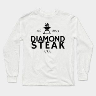 Diamond Steak Co. Logo - from "The Accidental Swipe" Long Sleeve T-Shirt