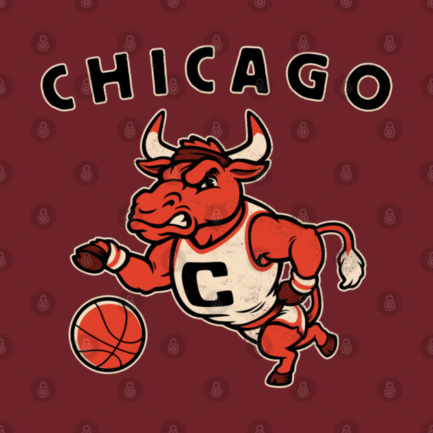 Vintage Bulls Mascot by harebrained