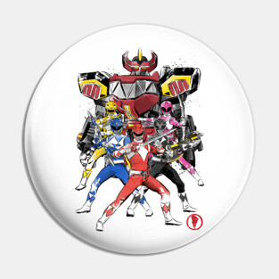 Power Rangers sumi e Pin