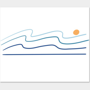 Summer Waves Posters and Art