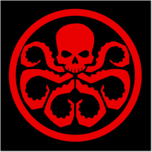 Hail Hydra (clean) Posters and Art