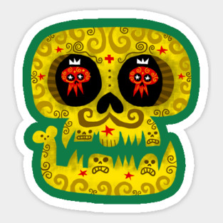 CALAVERA AMARILLA! Magnet