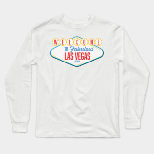 Welcome to Las Vegas Nevada logo Long Sleeve T-Shirt