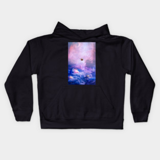 Falling Into Clouds Kids Hoodie