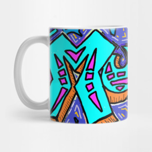 Music Spray Art Mug
