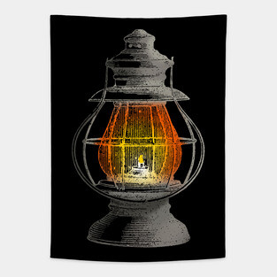 Vintage Lantern Tapestry