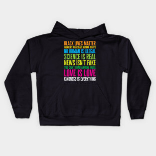 Kindness Is Everything' Political Kids Hoodie