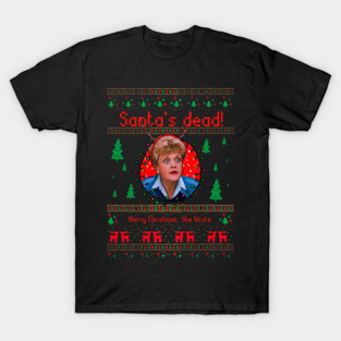 Jessica Fletcher is on the Christmas Case! Murder She Wrote T-Shirt