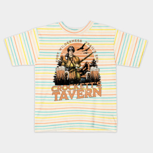 Crockett's Tavern Fort Wilderness Trail's End Orlando Lodge and Resort Distressed Look Kids T-Shirt