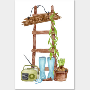gardening Posters and Art